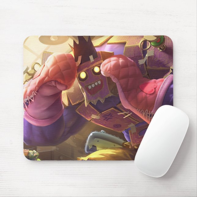 Alfombrilla De Ratón Madman Gaming Mousepad | Arte con temas de Power L (Con ratón)