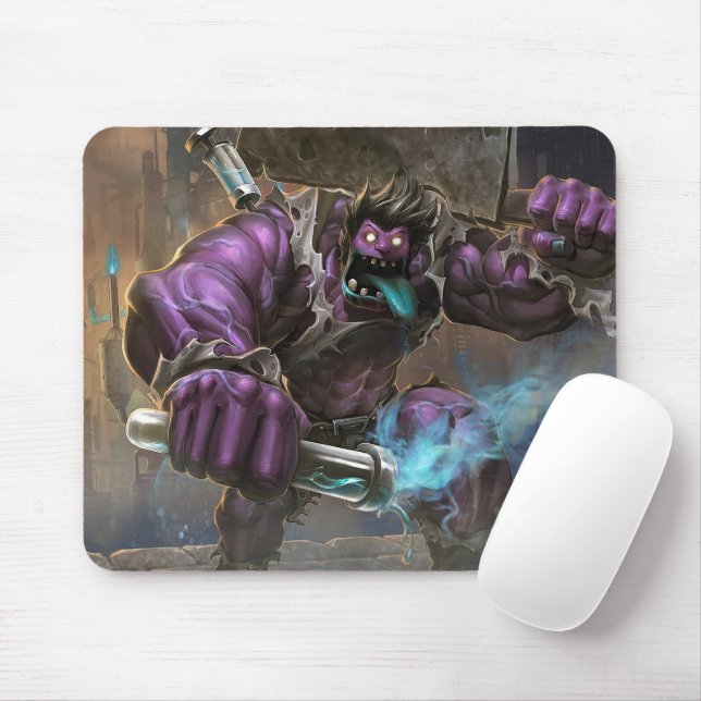 Alfombrilla De Ratón Madman Gaming Mousepad | Arte con temas de Power L (Con ratón)