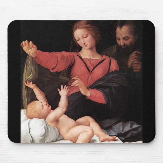 Alfombrilla De Ratón Madonna de Loreto - Raphael - c1511 (Frente)