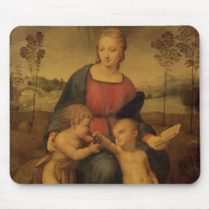Alfombrilla De Ratón Madonna del Goldfinch, c.1506