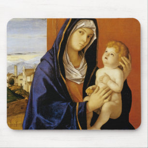 Alfombrilla De Ratón Madonna e hijo de Giovanni Bellini