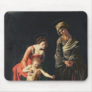 Alfombrilla De Ratón Madonna y niño con una serpiente, 1605
