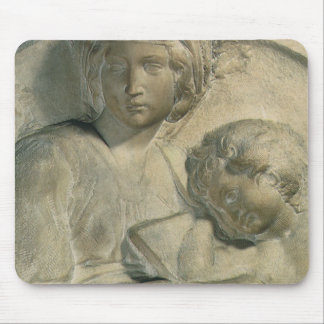 Alfombrilla De Ratón Madonna y Niño, Tondo Pitti por Michelangelo