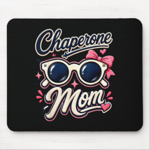 Alfombrilla De Ratón Madre acompañante gafas de sol retro escuela inclu