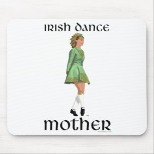 Alfombrilla De Ratón Madre de baile irlandés - Verde