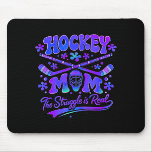 Alfombrilla De Ratón Madre de Hockey La Lucha Es Real Máscara de Porter
