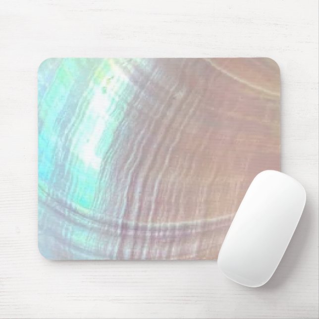 Alfombrilla De Ratón Madre de perla Seashell Pearlescent Mouse Pad (Con ratón)