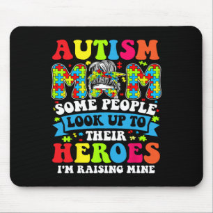 Alfombrilla De Ratón Madre del autismo criando a héroe Groovy desordena