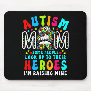 Alfombrilla De Ratón Madre del autismo criando a héroe Groovy desordena