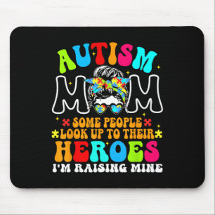 Alfombrilla De Ratón Madre del autismo criando a héroe Groovy desordena