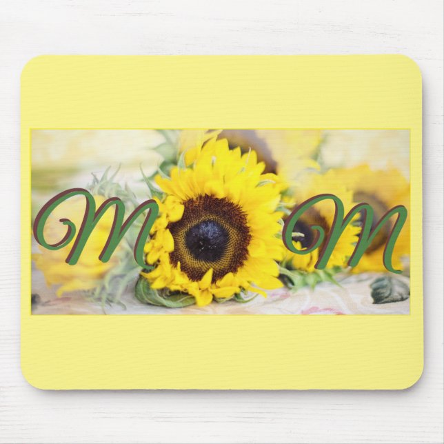 Alfombrilla De Ratón Madre del girasol (Frente)