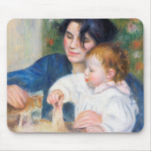 Alfombrilla De Ratón Madre e hijo, Renoir