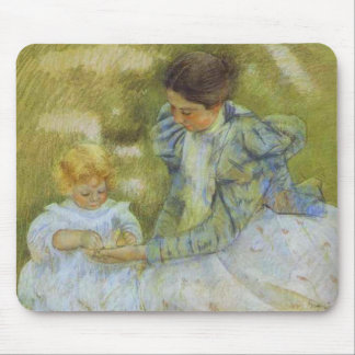 Alfombrilla De Ratón Madre jugando con su hijo. c.1897, Mary Cassat