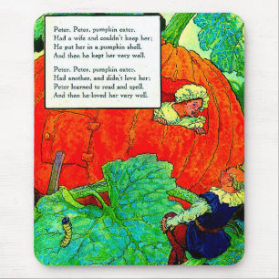 Alfombrilla De Ratón Madre oca de los años 1920 - Comedor de calabaza P