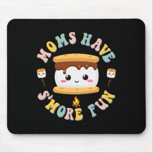 Alfombrilla De Ratón Madres Acampando Kawaii Smores Madres Divierten Má