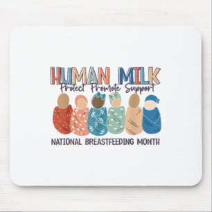 Alfombrilla De Ratón Madres de Leche Humana Leche S Mes Nacional de Lac