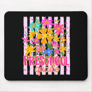 Alfombrilla De Ratón maestra de escuadrón de preescolar floral de vuelt