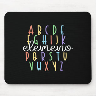 Alfombrilla De Ratón Maestra de jardín de infantes Abc Elemeno regalos