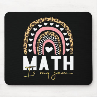 Alfombrilla De Ratón Maestra de matemáticas - Las matemáticas son mi tr