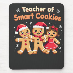 Alfombrilla De Ratón Maestra de Navidades de las cookies inteligentes