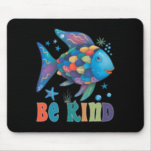 Alfombrilla De Ratón Maestra de peces de escala de arcoíris amable leye