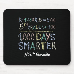 Alfombrilla De Ratón Maestra De Quinto Grado 1000 Días Más Inteligente
