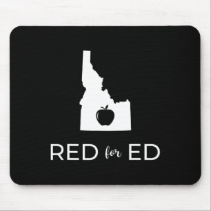 Alfombrilla De Ratón Maestra Roja Para Educación Pública Idaho 2