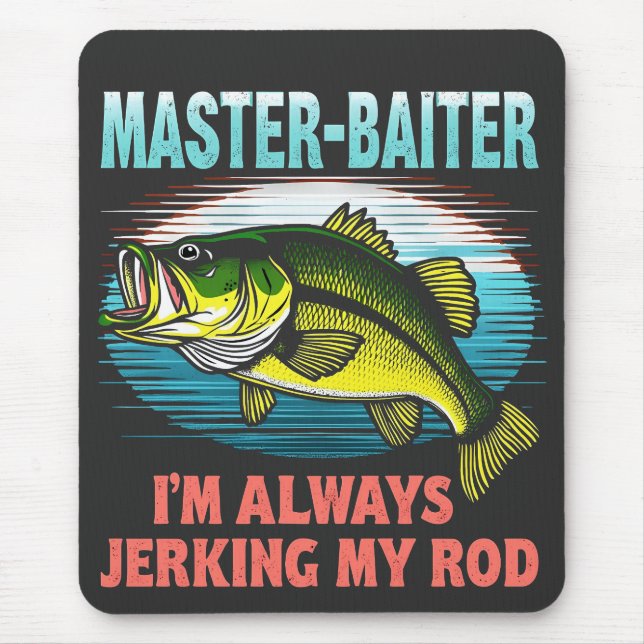 Alfombrilla De Ratón Maestro Baiter, siempre me estoy molestando con mi (Frente)