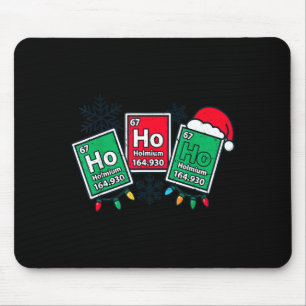 Alfombrilla De Ratón Maestro de ciencia divertido Ho Ho Navidad química
