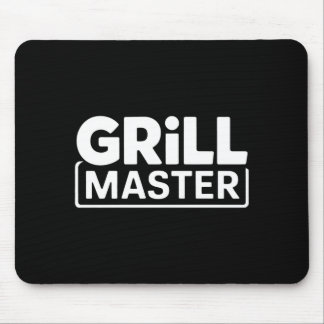 Alfombrilla De Ratón Maestro de parrilla de barbacoa masculina rey del