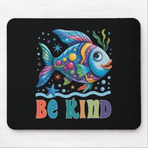 Alfombrilla De Ratón Maestro de peces de escala de arcoíris amable leye