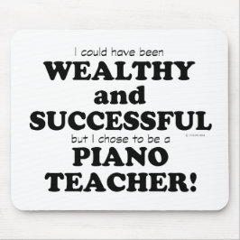 Alfombrilla De Ratón Maestro de piano rico y exitoso