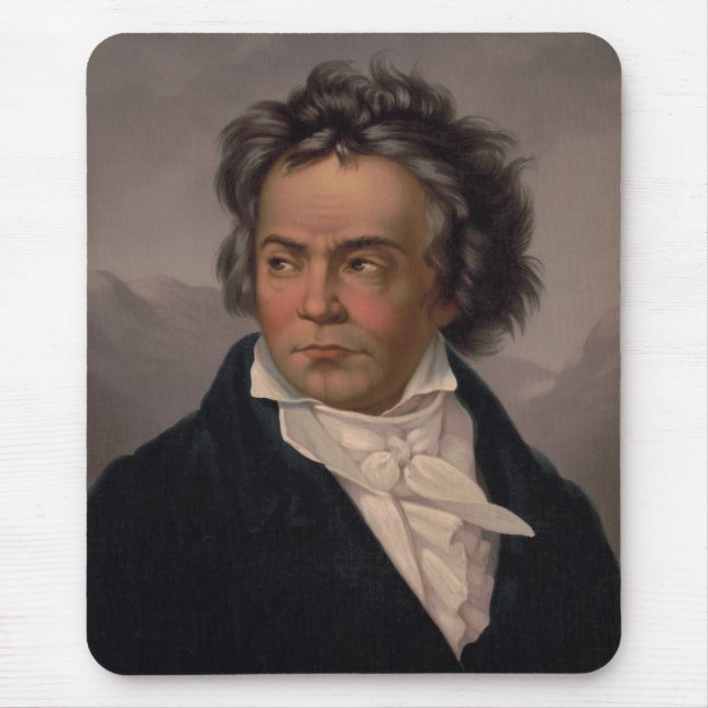 Alfombrilla De Ratón Maestro Ludwig Beethoven Compositor de Música Sinf (Frente)