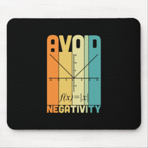 Alfombrilla De Ratón Maestros matemáticos evitan negatividad