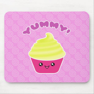 Alfombrilla De Ratón Magdalena deliciosa poner crema Mousepad de Kawaii