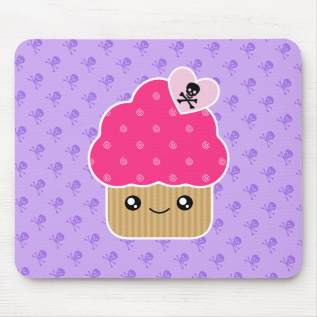 Alfombrilla De Ratón Magdalena linda malvada de la muerte Kawaii (Frente)
