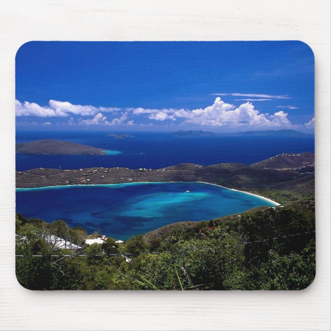 Alfombrilla De Ratón Magens Bay, St. Thomas, Islas Vírgenes de los Esta (Frente)