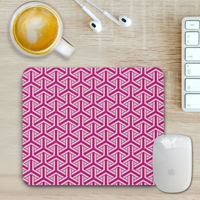 Alfombrilla De Ratón Magenta Japanese Pattern Mouse Pad (Subido por el creador)