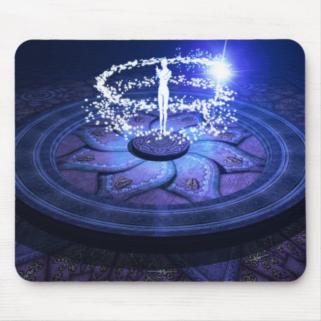 Alfombrilla De Ratón Magia blanca Mousepad (Frente)