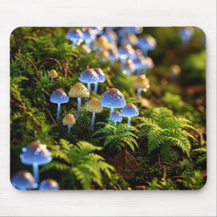 Alfombrilla De Ratón Magical Bioluminescent Fungi - Deep Forest