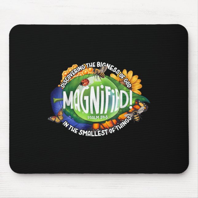 Alfombrilla De Ratón Magnified Vbs 2025 Discovering The Bigness Of God  (Frente)