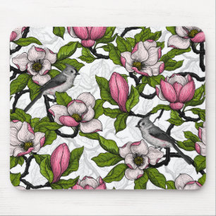 Alfombrilla De Ratón Magnolia floreciente