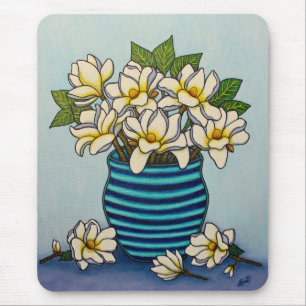 Alfombrilla De Ratón Magnolia Grandiflora Mouse Pad de Lisa Lorenz