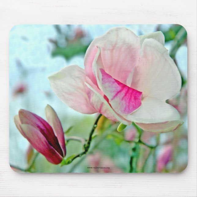 Alfombrilla De Ratón Magnolia Mouse Pad (Frente)