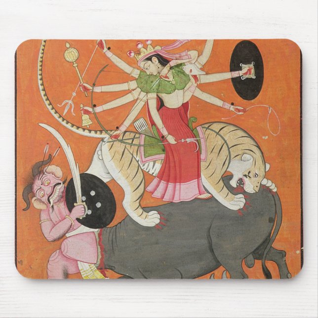 Alfombrilla De Ratón "Mahishasuramardini", del 'Devimahatmya de mamáes (Frente)