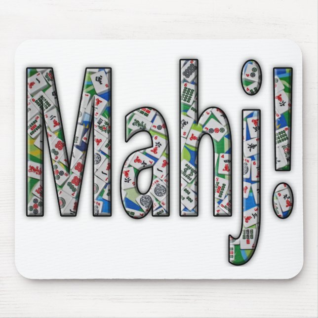 Alfombrilla De Ratón Mahjong Mouse Pad - Mahj! (Frente)