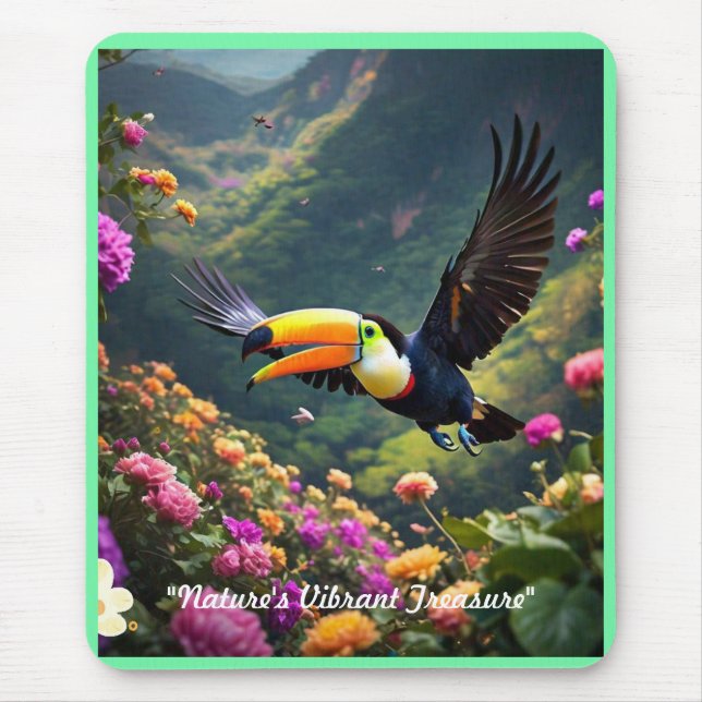 Alfombrilla De Ratón "Majestad tropical" (Frente)