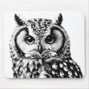 Alfombrilla De Ratón Majestic Owl Mousepad para computadora portátil