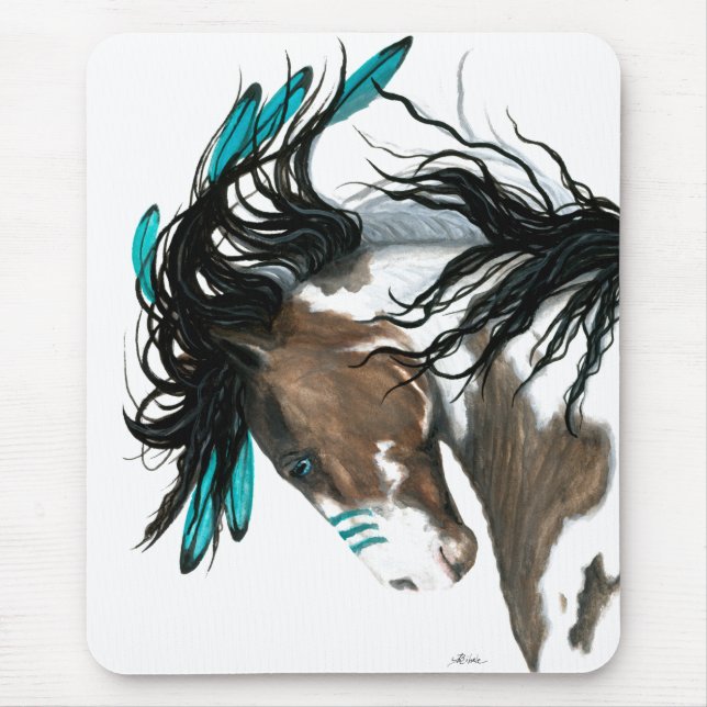 Alfombrilla De Ratón Majestic Pinto Horse de Bihrle (Frente)
