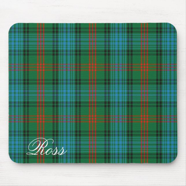 Alfombrilla De Ratón Majestic Scottish Clan Ross Tartan (Frente)